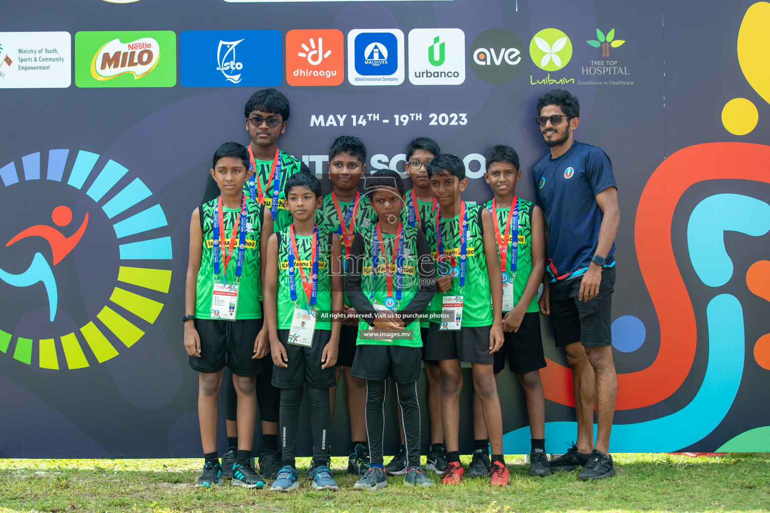 Day four of Inter School Athletics Championship 2023 was held at Hulhumale' Running Track at Hulhumale', Maldives on Wednesday, 18th May 2023. Photos:  Nausham Waheed / images.mv