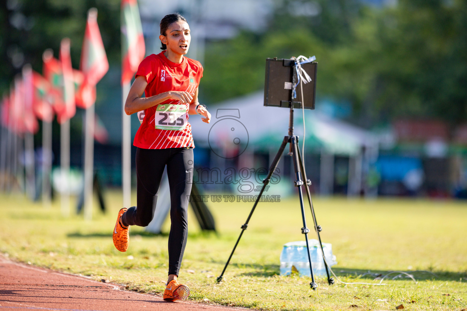 Day 2 of 12th Milo Association Championships was held in Ekuveni Track at Male', Maldives on Friday, 25th April 2025. 
Photos: Hassan Simah / images.mv