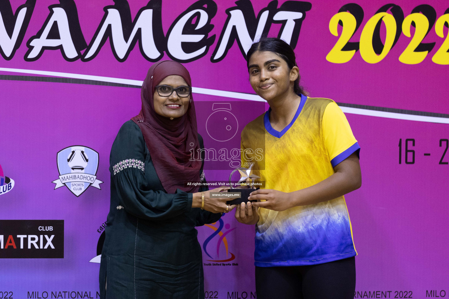 Sports Club Shinning Star vs Kulhudhuffushi in the Milo National Netball Tournament 2022 on 19 July 2022, held in Social Center, Male', Maldives. Photographer: Shuu / Images.mv