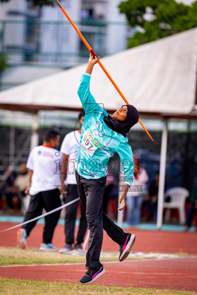 Day 3 of Inter-school Athletics Championship 2025 held in Ekuveni Synthetic Track, Male', Maldives on Wednesday, 08th October 2025. Photos by: Nausham Waheed / Images.mv