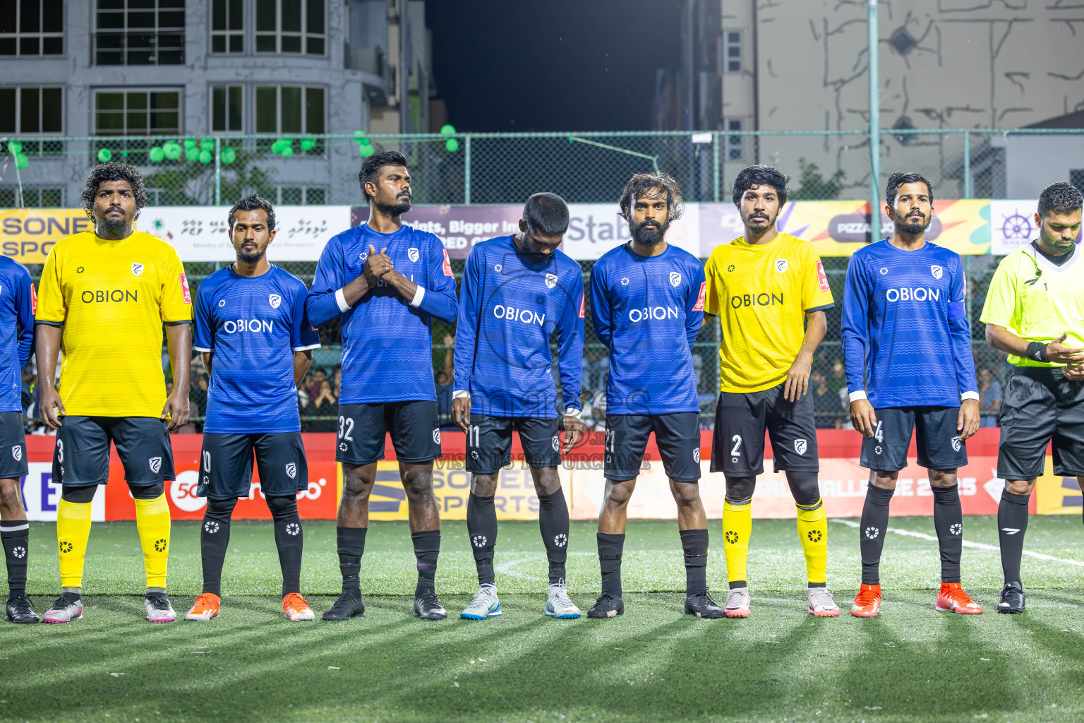 K Gaafaru vs K Kaashidhoo in Kaafu Atoll Semi Final in Day 24 of Golden Futsal Challenge 2025 was held on Tuesday , 28th January 2025, in Hulhumale', Maldives. Photos: Ismail Thoriq / images.mv