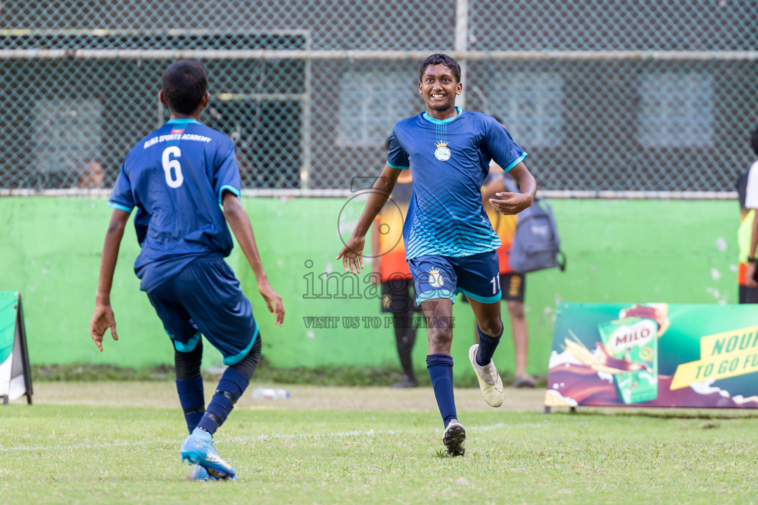 Day 2 of MILO Academy Championship 2024 held in Henveyru Stadium, Male', Maldives on Thursday, 1st November 2024. 
Photos:Hassan Simah / Images.mv