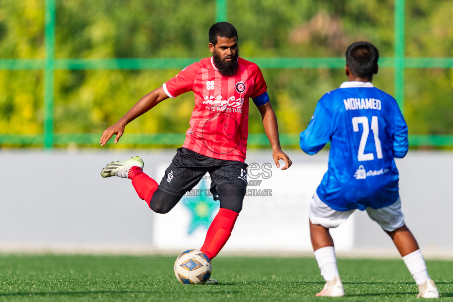 Furious FC vs Chester Academy from Manadhoo Council Cup 2024 in N Manadhoo Maldives on Thursday, 22nd February 2023. Photos: Nausham Waheed / images.mv