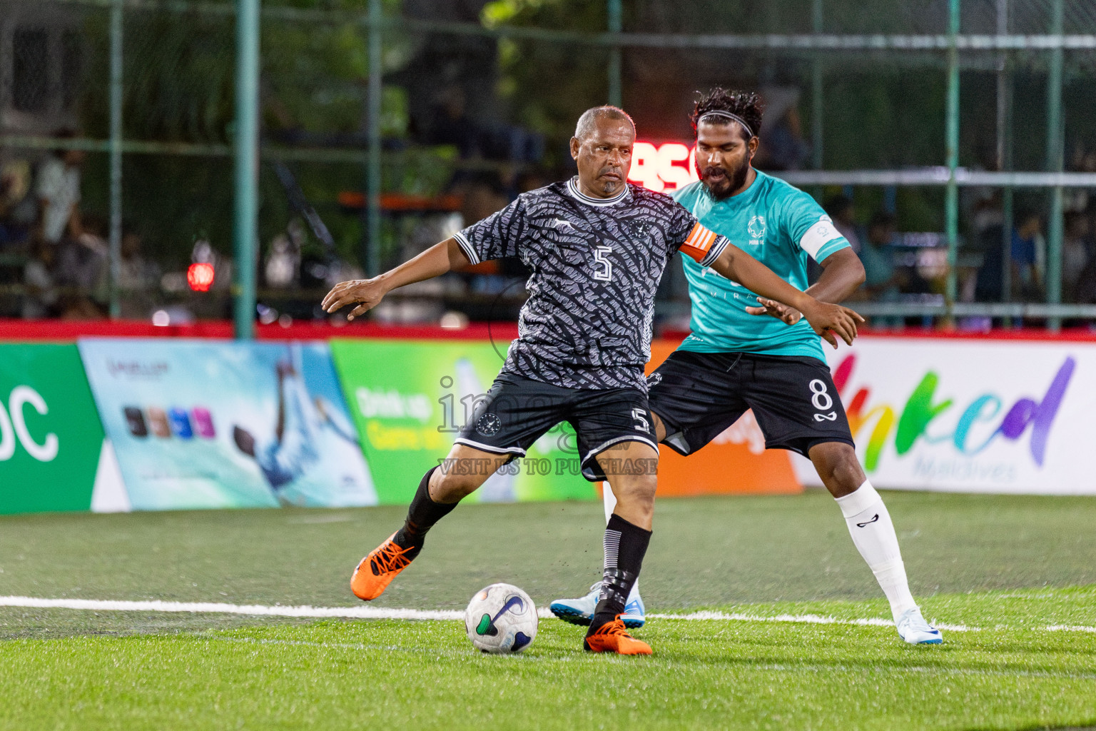 MIRA RC VS CLUB CVC in Club Maldives Classic 2024 held in Rehendi Futsal Ground, Hulhumale', Maldives on Sunday, 8th September 2024. 
Photos: Hassan Simah / images.mv