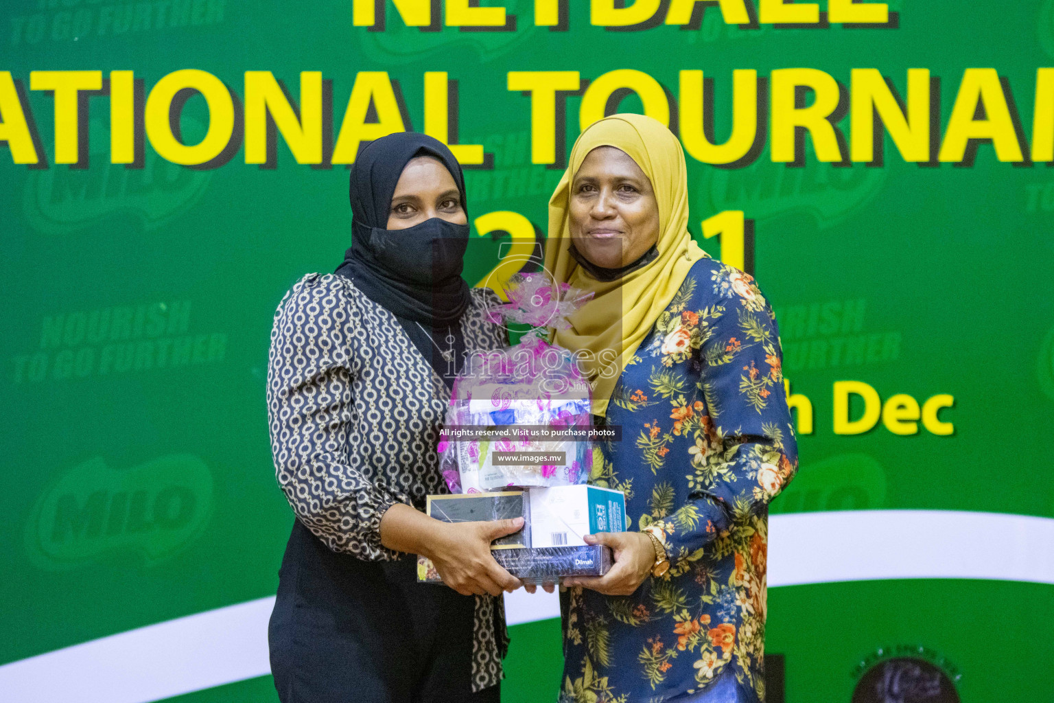 Kulhudhuffushi Youth & R.C vs Club Green Streets in the Finals of Milo National Netball Tournament 2021 (Women's) held on 5th December 2021 in Male', Maldives Photos: Ismail Thoriq / images.mv