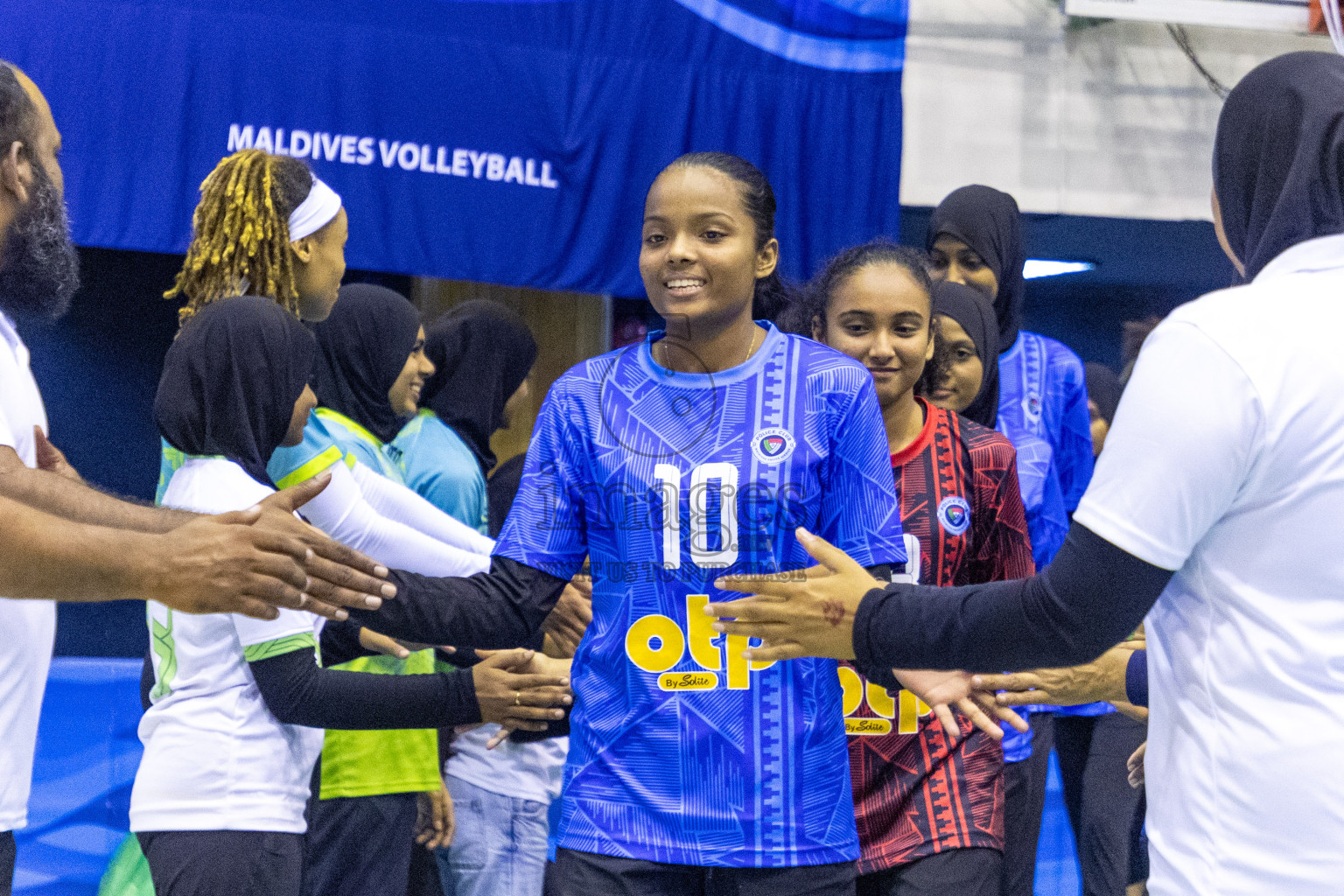 Final of Women's Division of Volleyball Association Cup 2023 held in Male', Maldives on Tuesday, 9th January 2024 at Social Center Indoor Hall Photos By: Nausham Waheed /images.mv