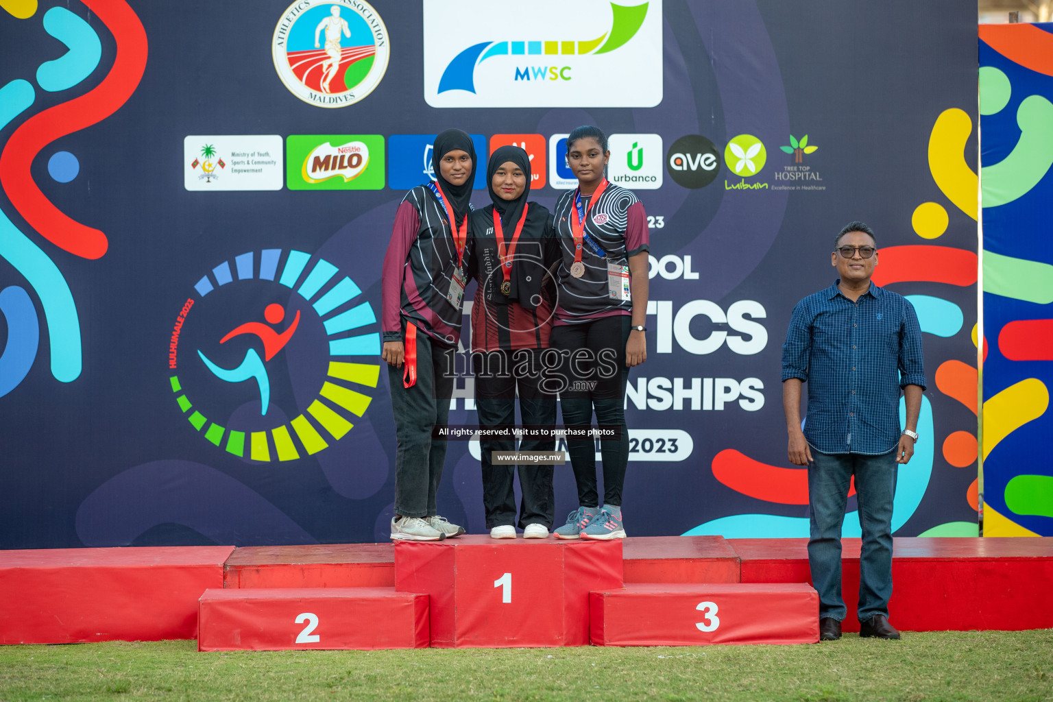 Final Day of Inter School Athletics Championship 2023 was held in Hulhumale' Running Track at Hulhumale', Maldives on Friday, 19th May 2023. Photos: Nausham Waheed / images.mv