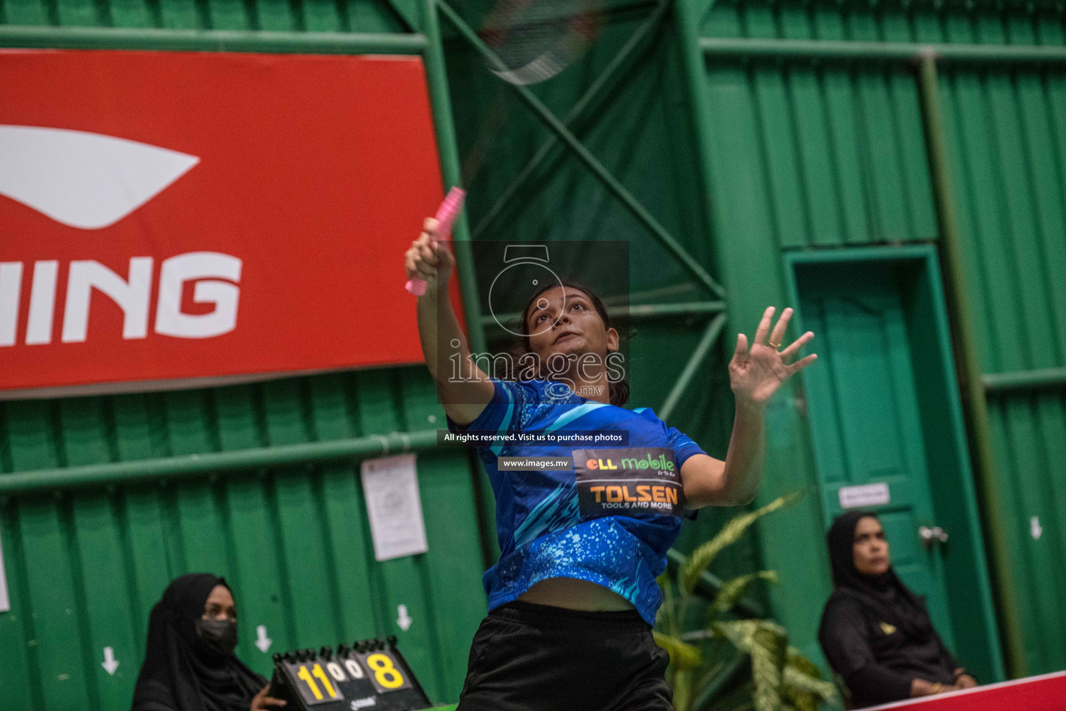 Final of Badminton association mixed group championship 2021 held in Male', Maldives Photos by Nausham Waheed