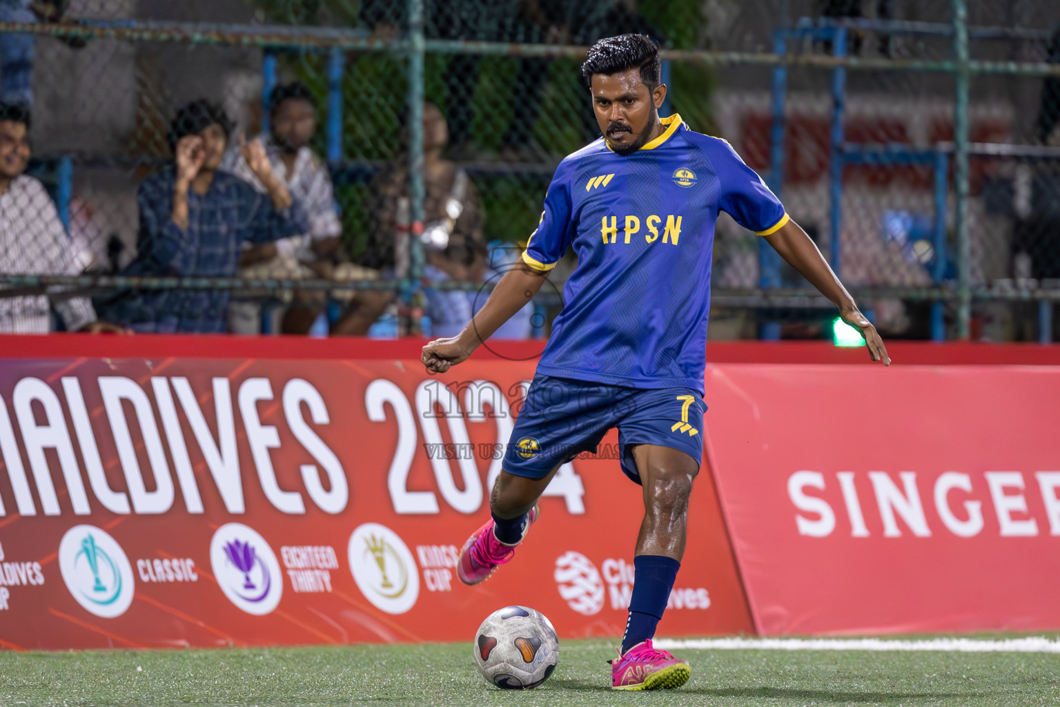 HPSN vs Fisheries RC in Club Maldives Classic 2024 held in Rehendi Futsal Ground, Hulhumale', Maldives on Tuesday, 10th September 2024.
Photos: Ismail Thoriq / images.mv