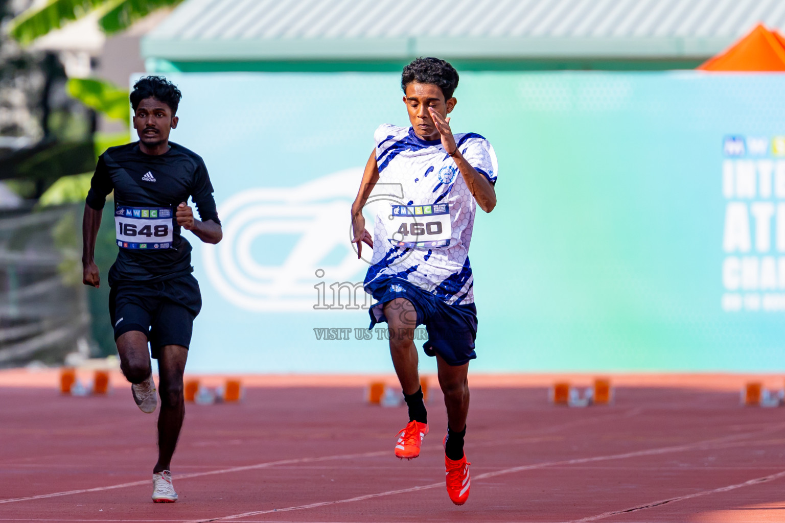 Day 3 of MWSC Interschool Athletics Championships 2024 held in Hulhumale Running Track, Hulhumale, Maldives on Monday, 11th November 2024. Photos by: Nausham Waheed / Images.mv