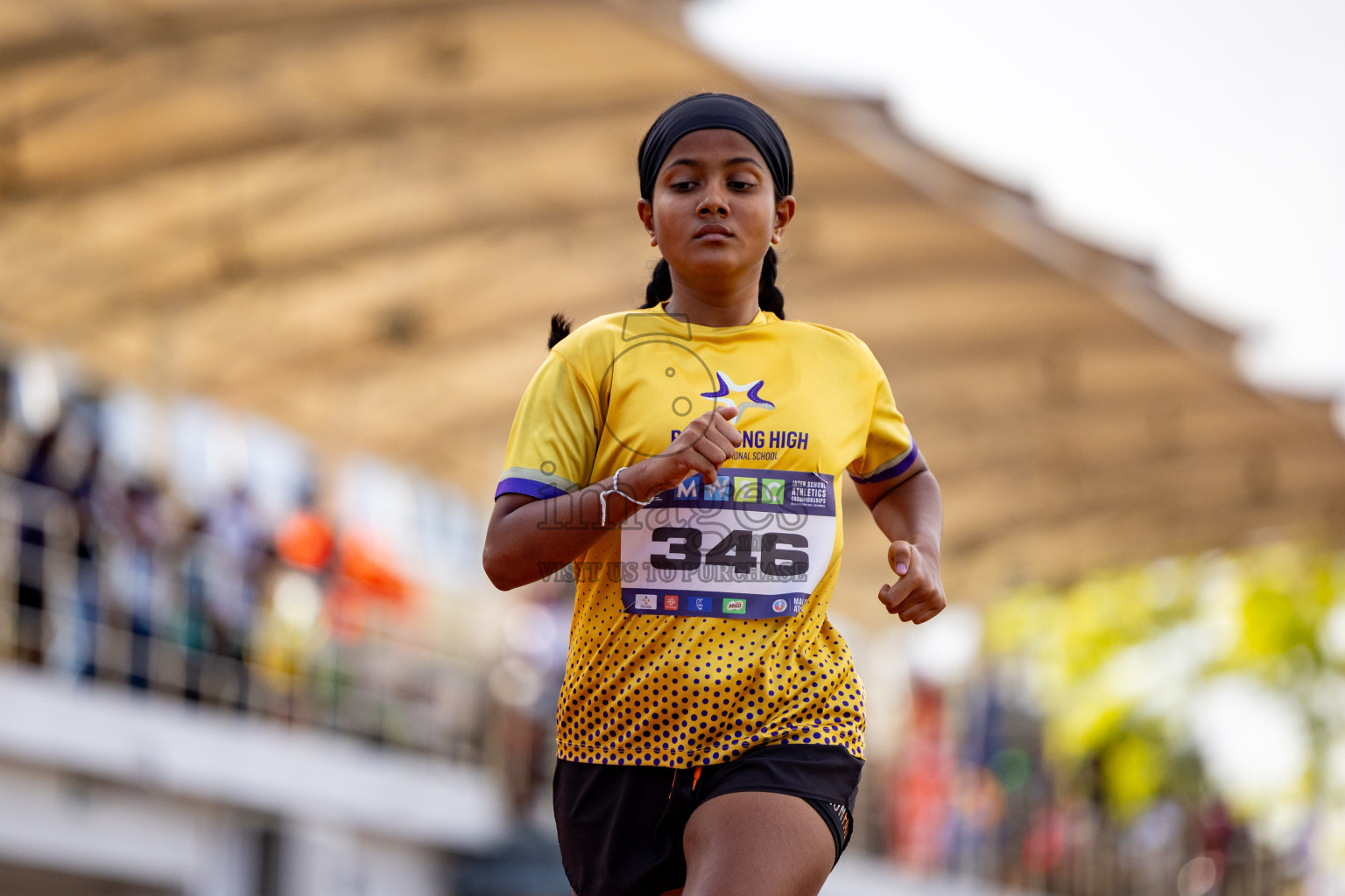 Day 1 of MWSC Interschool Athletics Championships 2024 held in Hulhumale Running Track, Hulhumale, Maldives on Saturday, 9th November 2024. 
Photos by: Ismail Thoriq, Hassan Simah / Images.mv