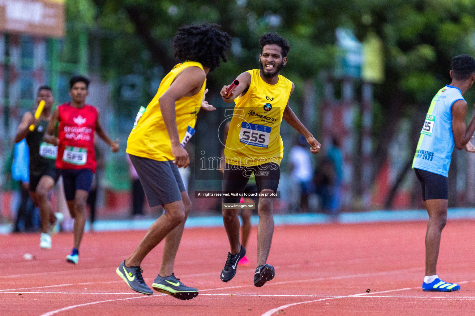 Day 2 of National Athletics Championship 2023 was held in Ekuveni Track at Male', Maldives on Friday, 24th November 2023. Photos: Nausham Waheed / images.mv