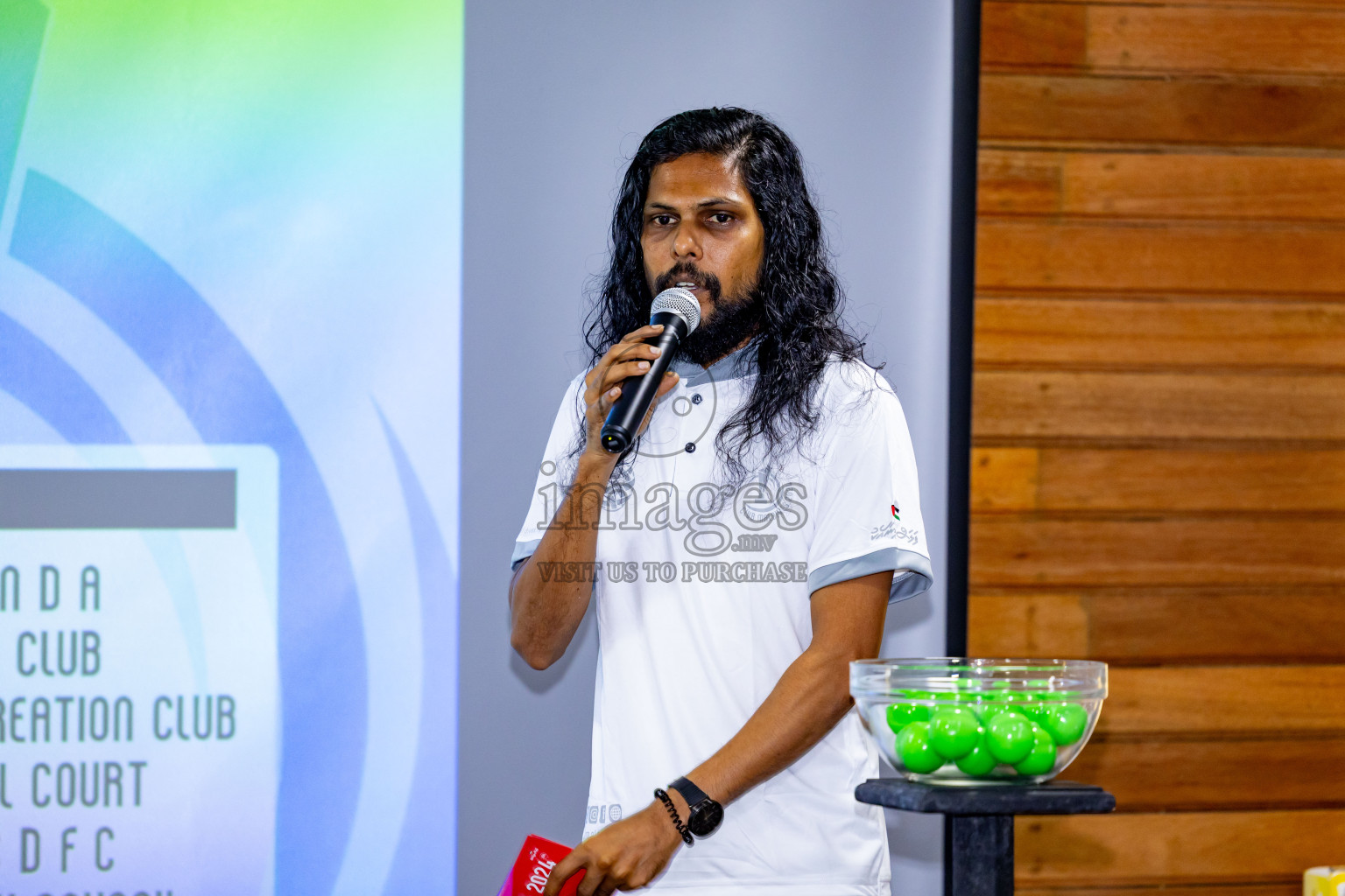 Draw Ceremony of Club Maldives 2024 held in Hulhumale', Maldives on Wednesday, 28th August 2024. Photos: Nausham Waheed / images.mv