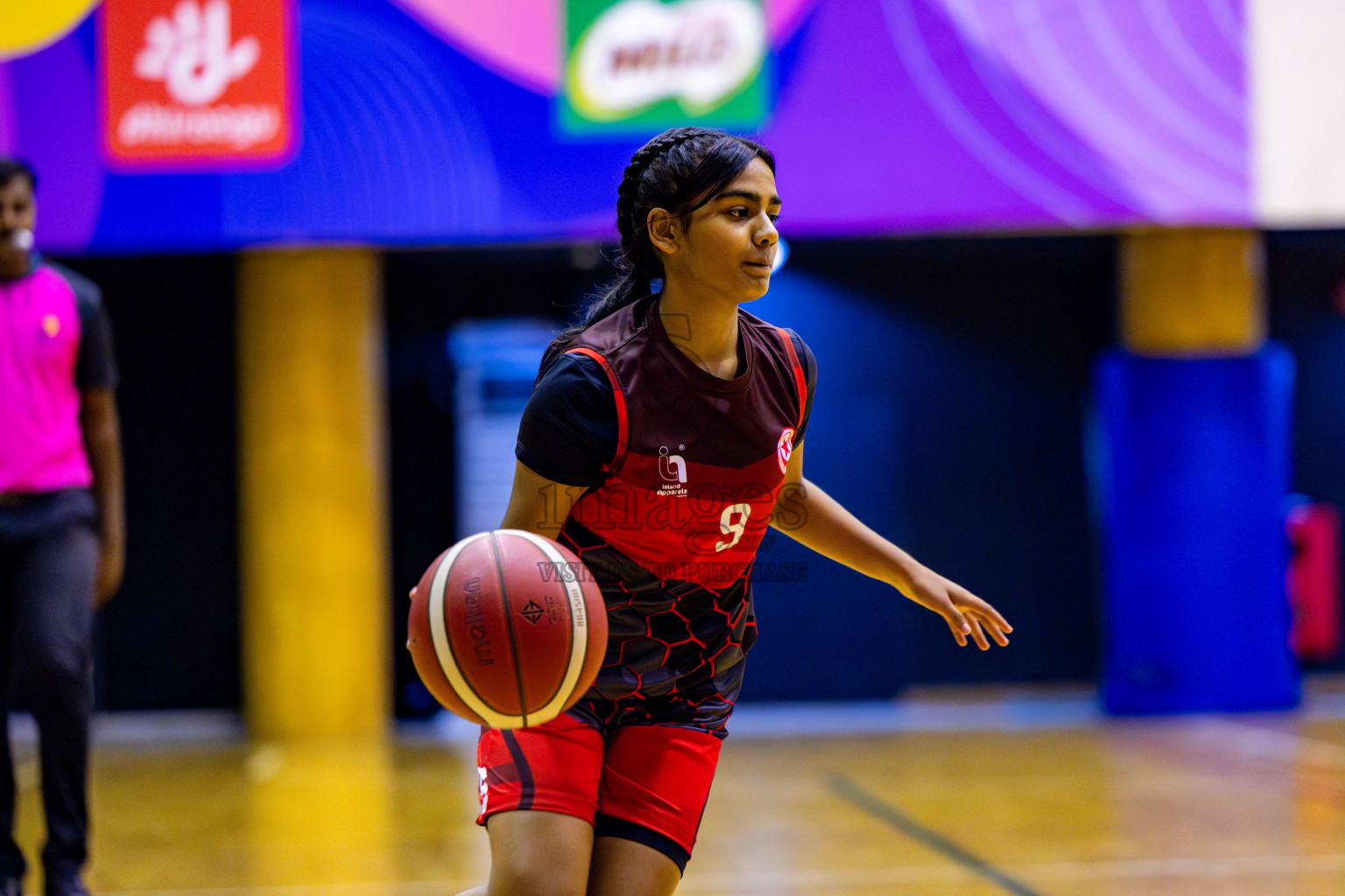 Iskandhar School vs Billabong High International School in day 8 of Junior Championship 2024 was held in Social Center, Male', Maldives on Tuesday, 19th November 2024. Photos: Nausham Waheed / images.mv