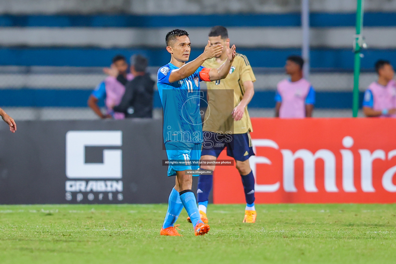 India vs Kuwait in SAFF Championship 2023 held in Sree Kanteerava Stadium, Bengaluru, India, on Tuesday, 27th June 2023. Photos: Nausham Waheed/ images.mv