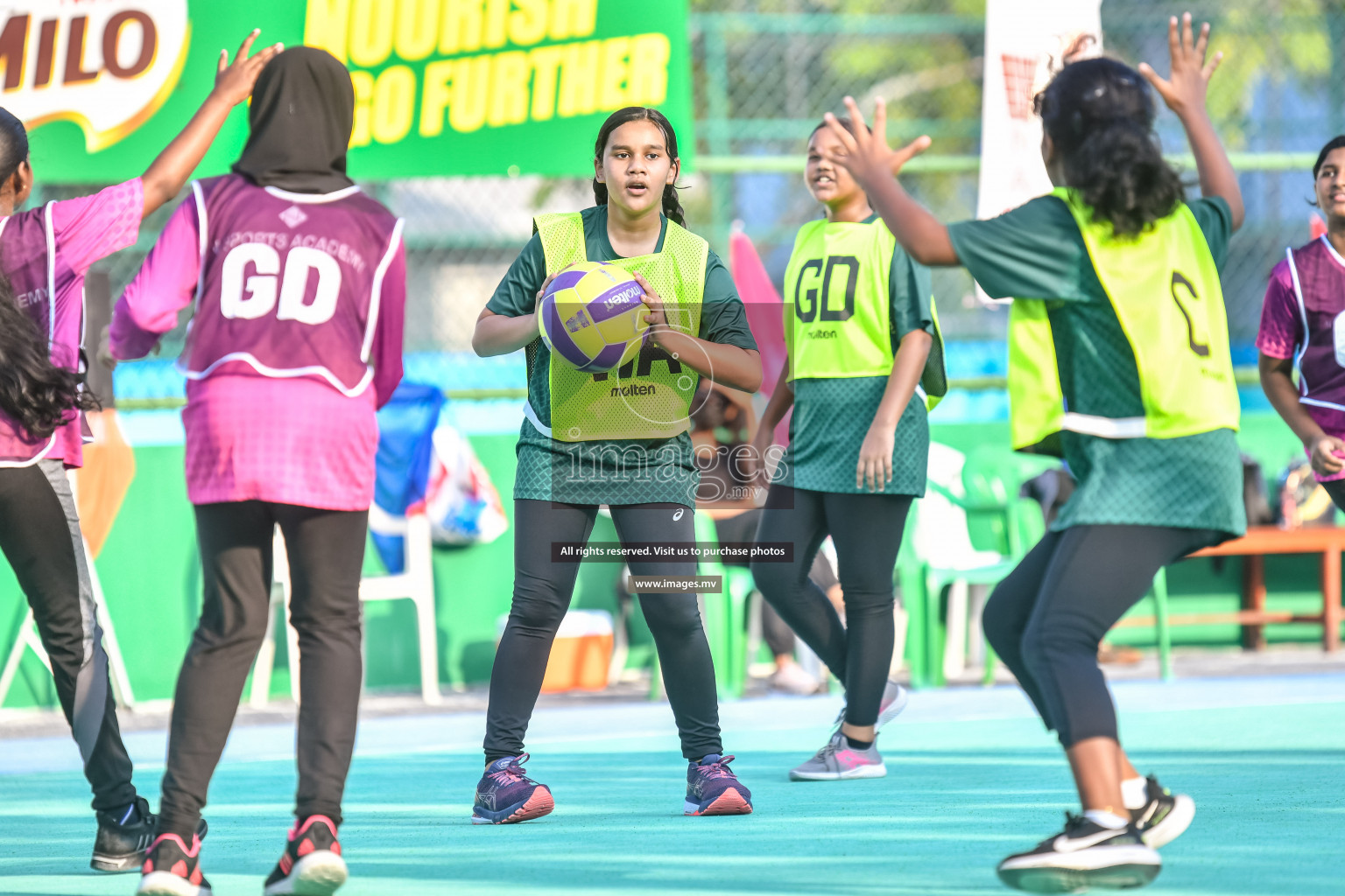 Day 7 of Junior Netball Championship 2022 on 11th March 2022 held in Male', Maldives. Photos by Nausham Waheed