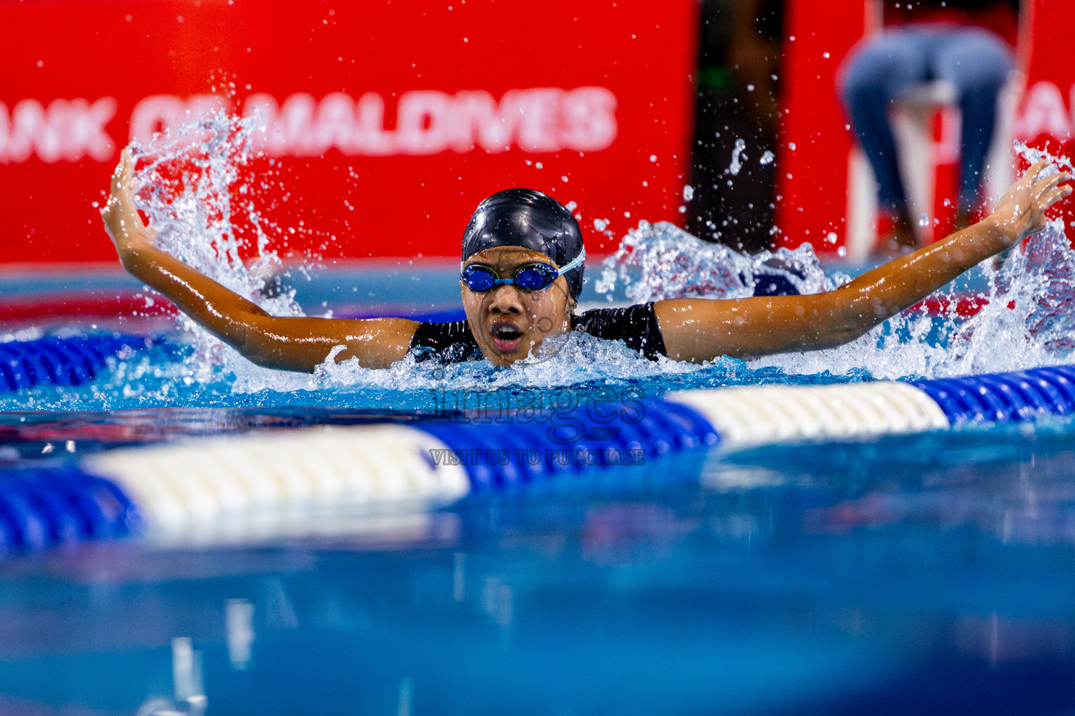 Day 2 of 20th Inter-school Swimming Competition 2024 held in Hulhumale', Maldives on Sunday, 13th October 2024. Photos: Nausham Waheed / images.mv