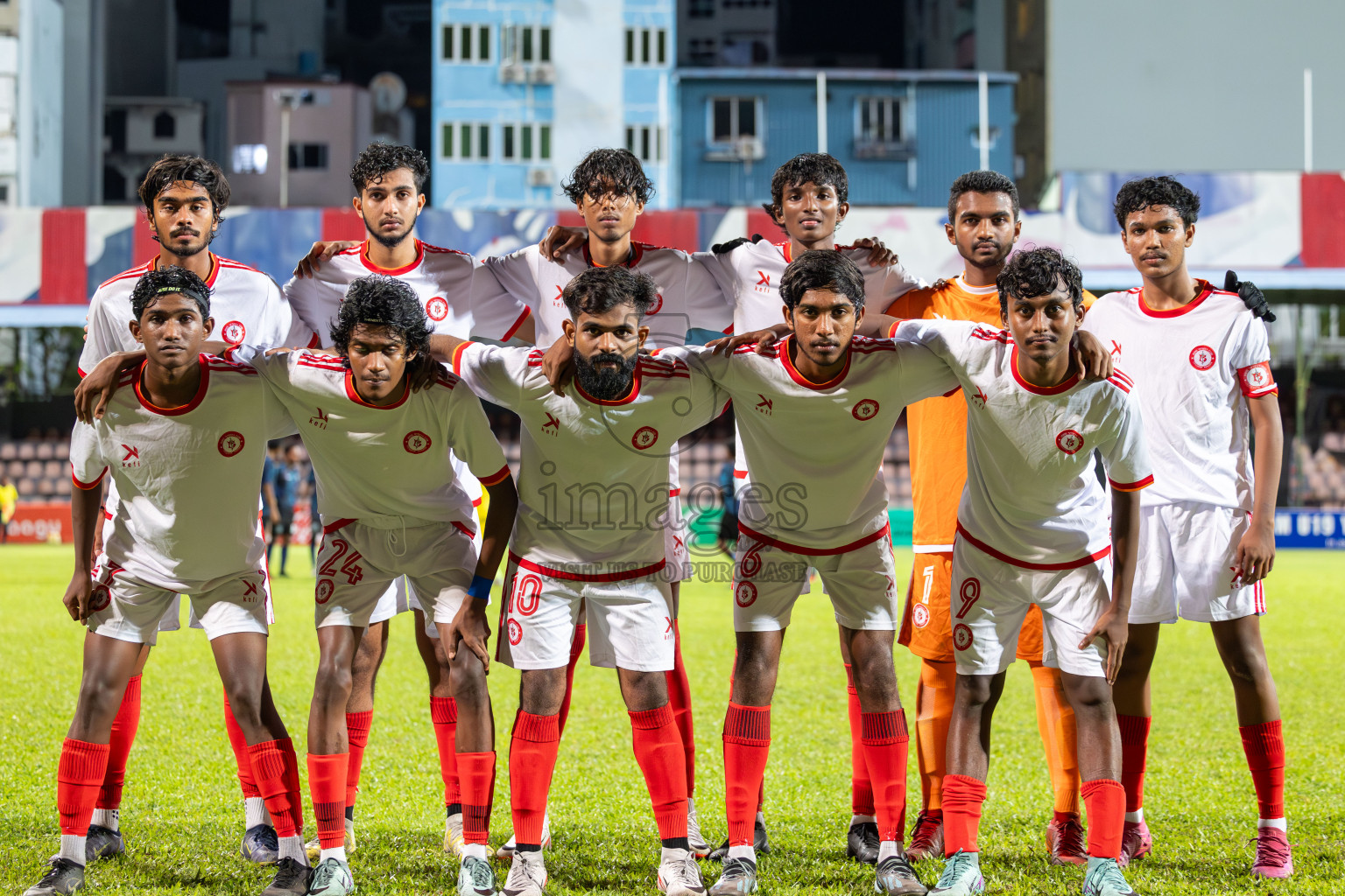 Buru Sports Club vs Super United Sports in Under 19 Youth Championship 2024  was held at National Stadium in Male', Maldives on Sunday, 9th June 2024. Photos: Mohamed Mahfooz Moosa / images.mv