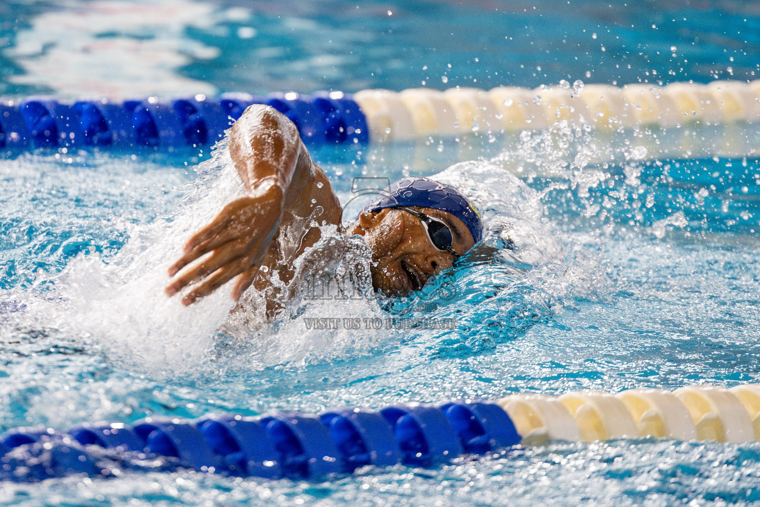 Day 4 of National Swimming Championship 2024 held in Hulhumale', Maldives on Monday, 16th December 2024. 
Photos: Hassan Simah / images.mv