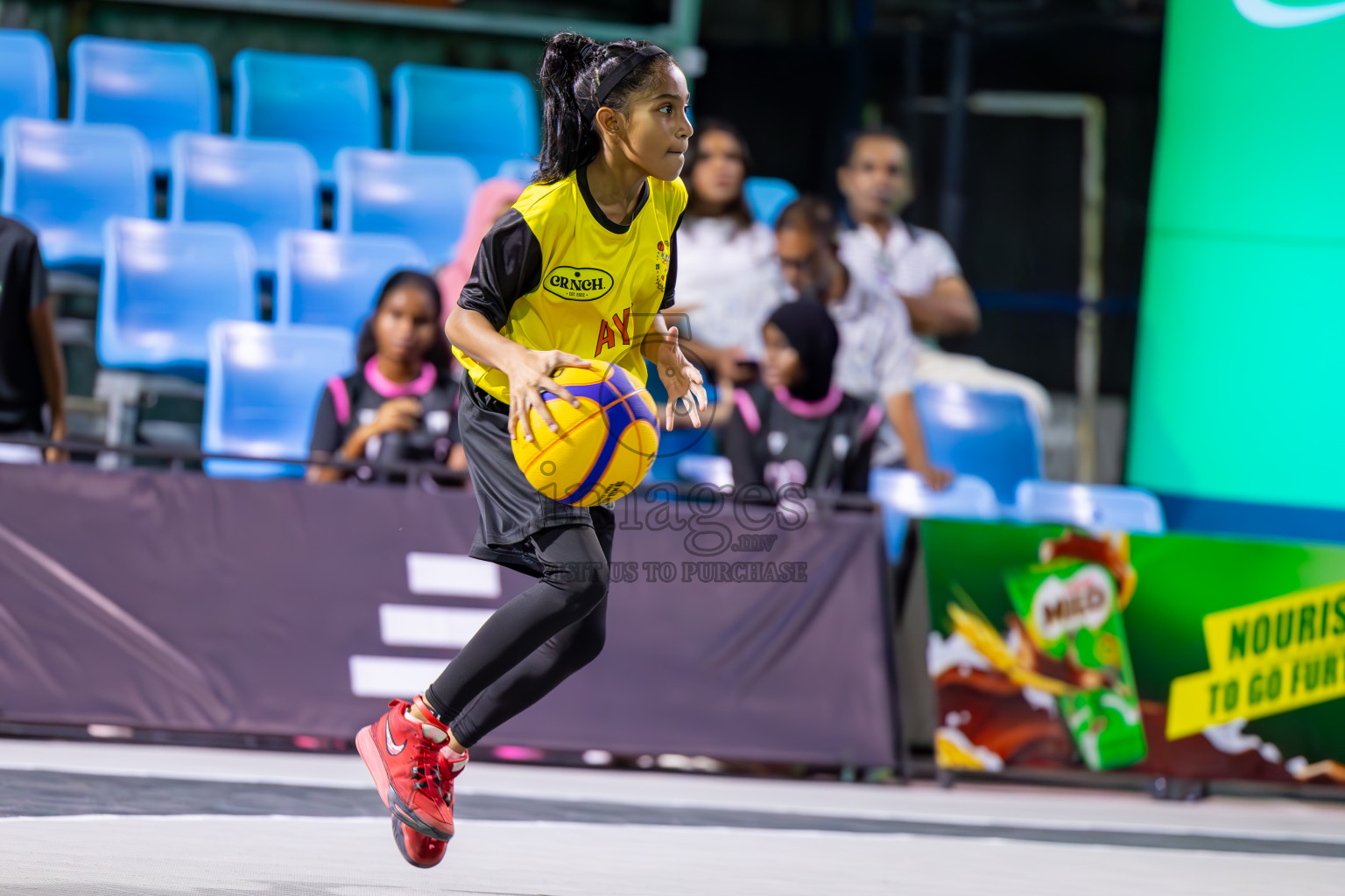 Day 3 of MILO Ramadan 3x3 Challenge 2024 was held in Ekuveni Outdoor Basketball Court at Male', Maldives on Thursday, 14th March 2024.
Photos: Ismail Thoriq / images.mv