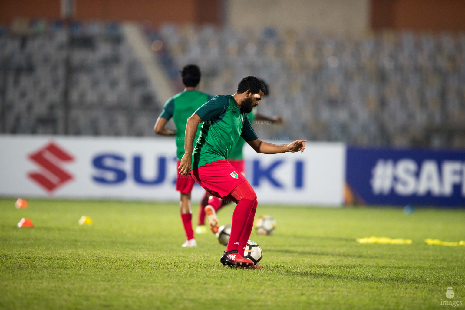 India vs Maldives in SAFF Suzuki Cup 2018 Finals in Dhaka, Bangladesh, Saturday, September 15, 2018. (Images.mv Photo/Suadhu Abdul Sattar