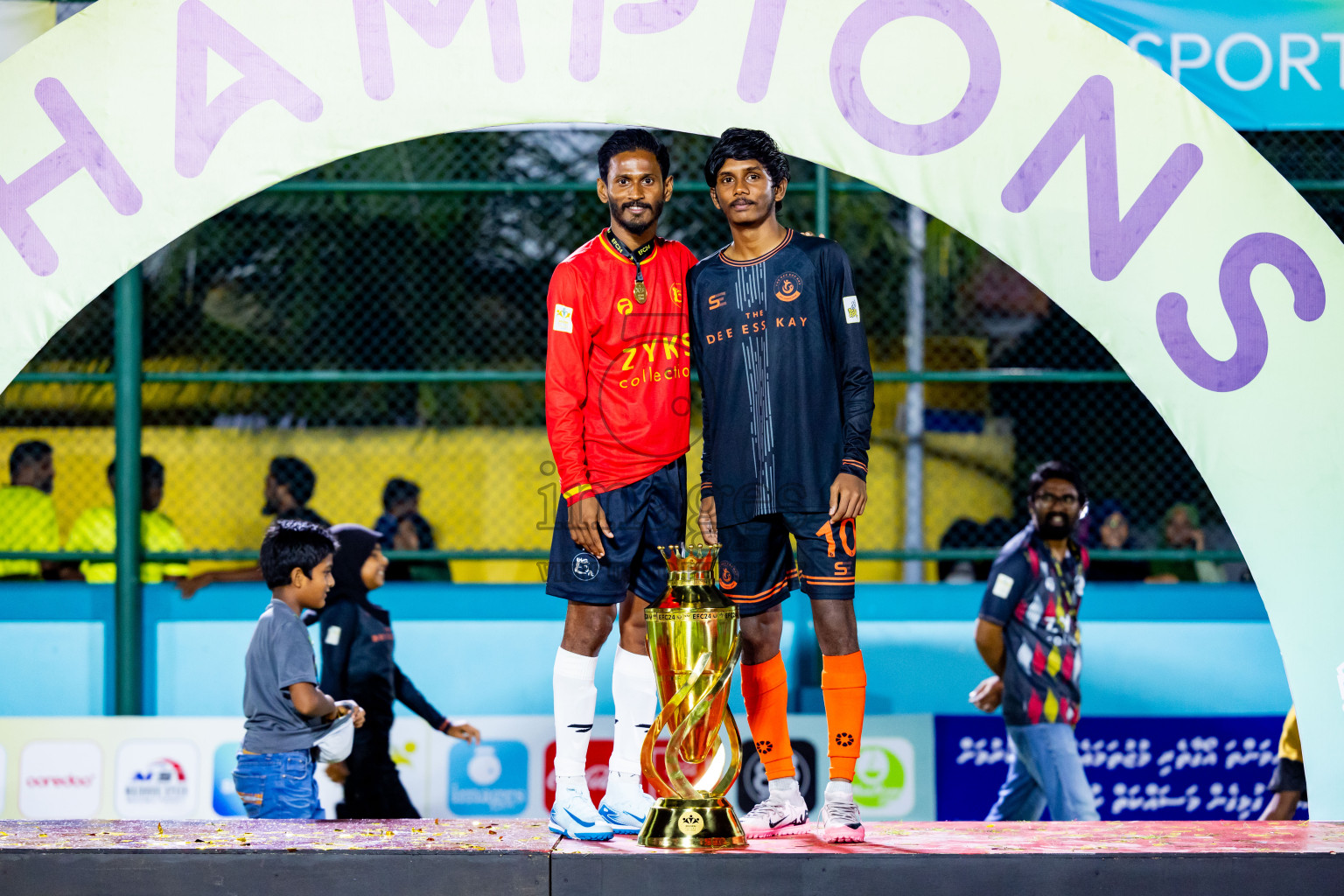 Dee Ess Kay vs Kovigoani in Final of Laamehi Dhiggaru Ekuveri Futsal Challenge 2024 was held on Wednesday, 31st July 2024, at Dhiggaru Futsal Ground, Dhiggaru, Maldives Photos: Nausham Waheed / images.mv