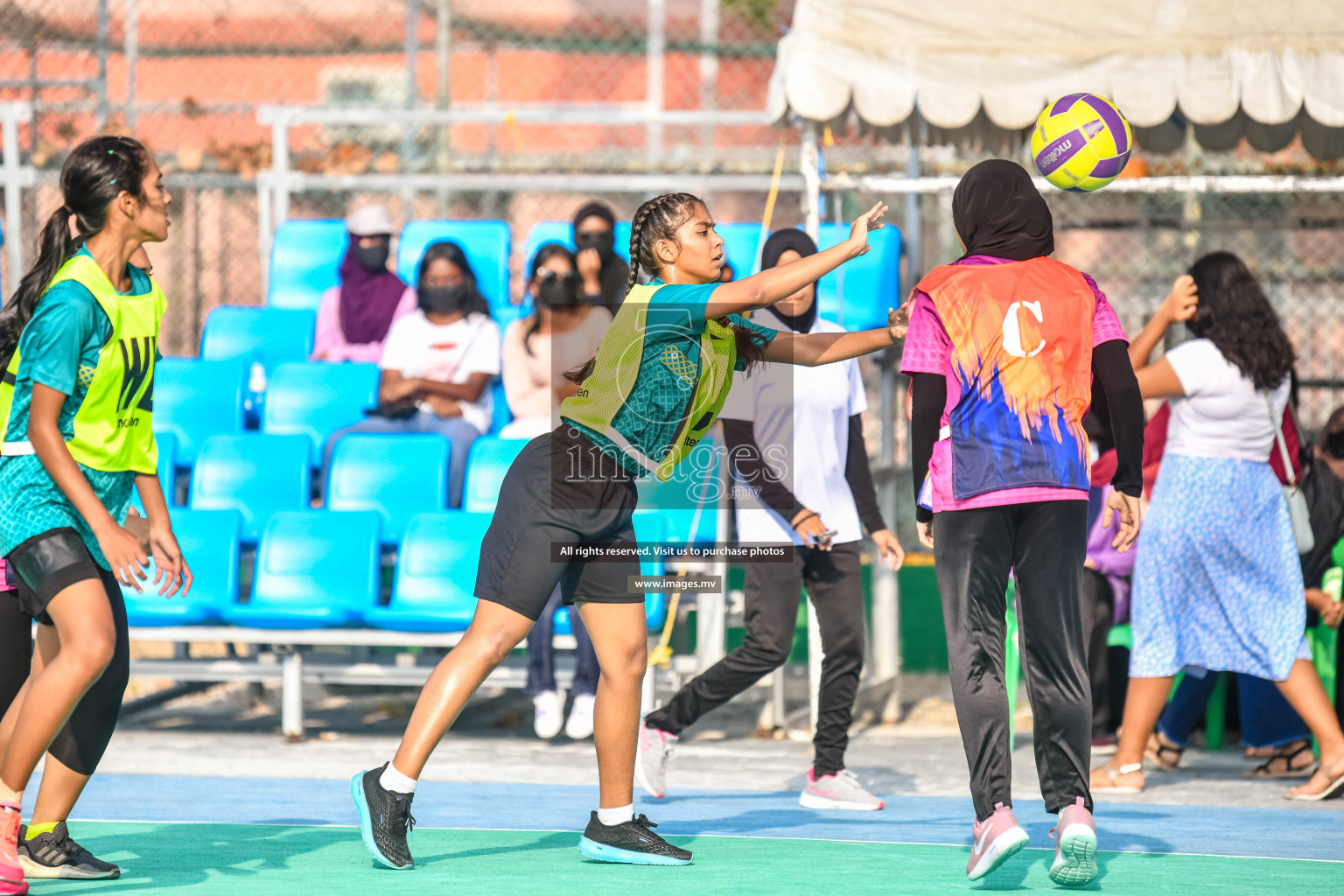 Day 6 of Junior Netball Championship 2022 on 10th March 2022 held in Male', Maldives. Photos by Nausham Waheed