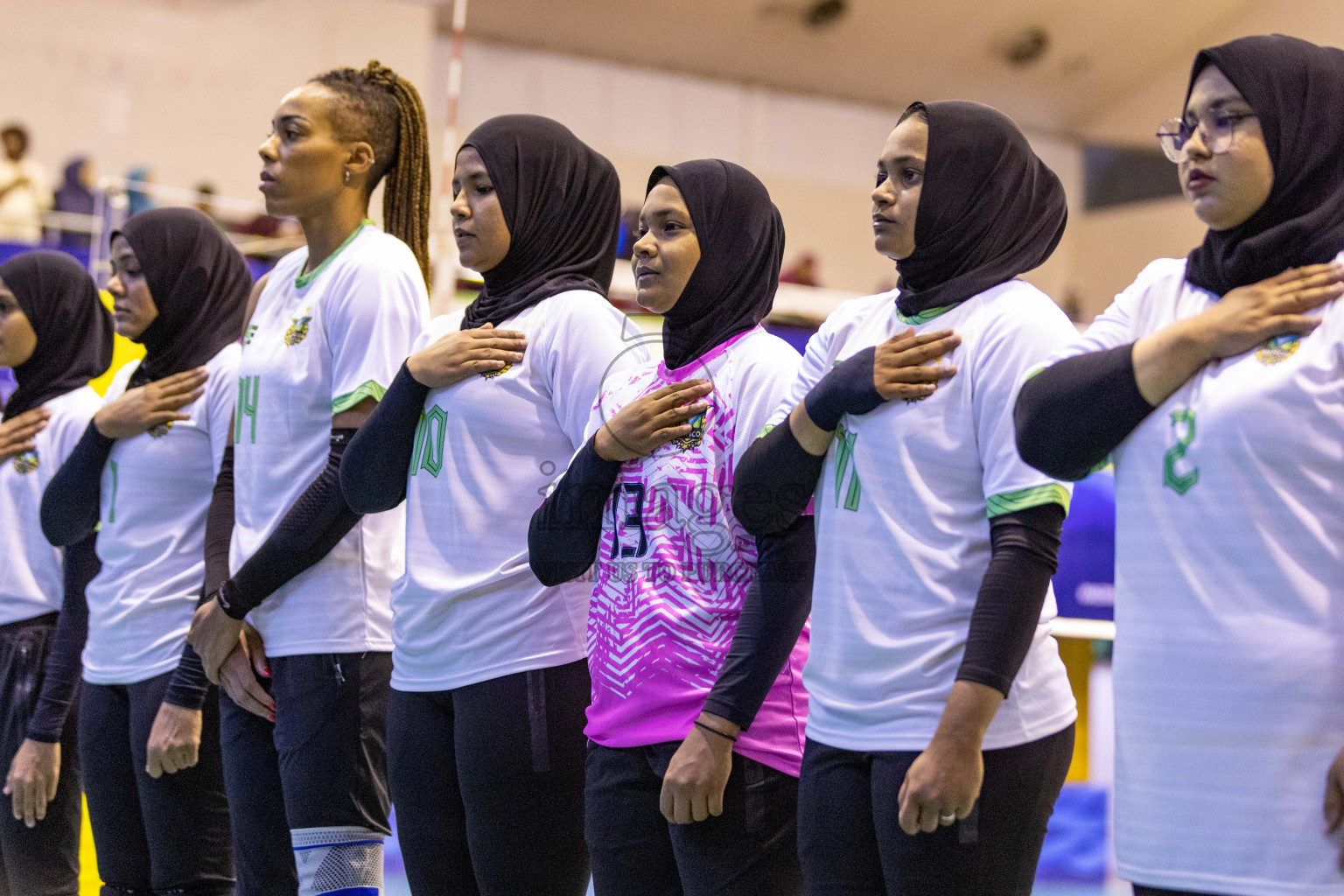 Final of Women's Division of Volleyball Association Cup 2023 held in Male', Maldives on Monday, 25th December 2023 at Social Center Indoor Hall Photos By: Nausham Waheed /images.mv