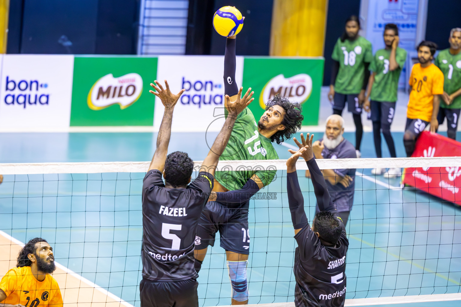 Final of MILO VAM Cup 2024 (Men's Division) was held in Social Center Indoor Hall on Monday, 4th November 2024. 
Photos: Ismail Thoriq / images.mv