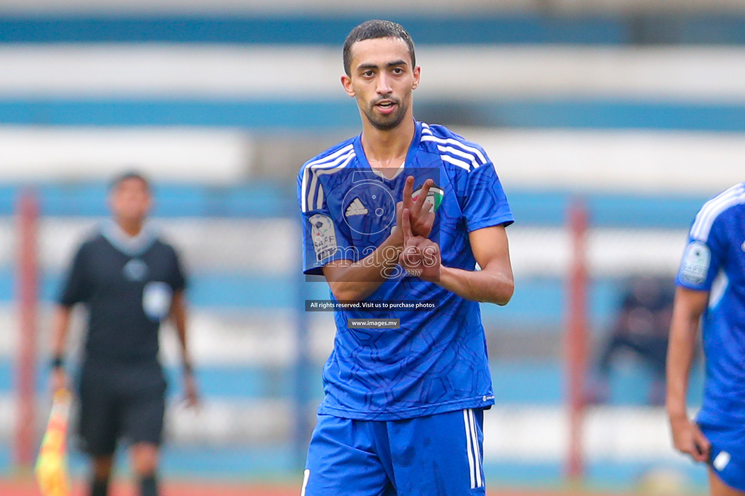 Kuwait vs Bangladesh in the Semi-final of SAFF Championship 2023 held in Sree Kanteerava Stadium, Bengaluru, India, on Saturday, 1st July 2023. Photos: Nausham Waheed, Hassan Simah / images.mv