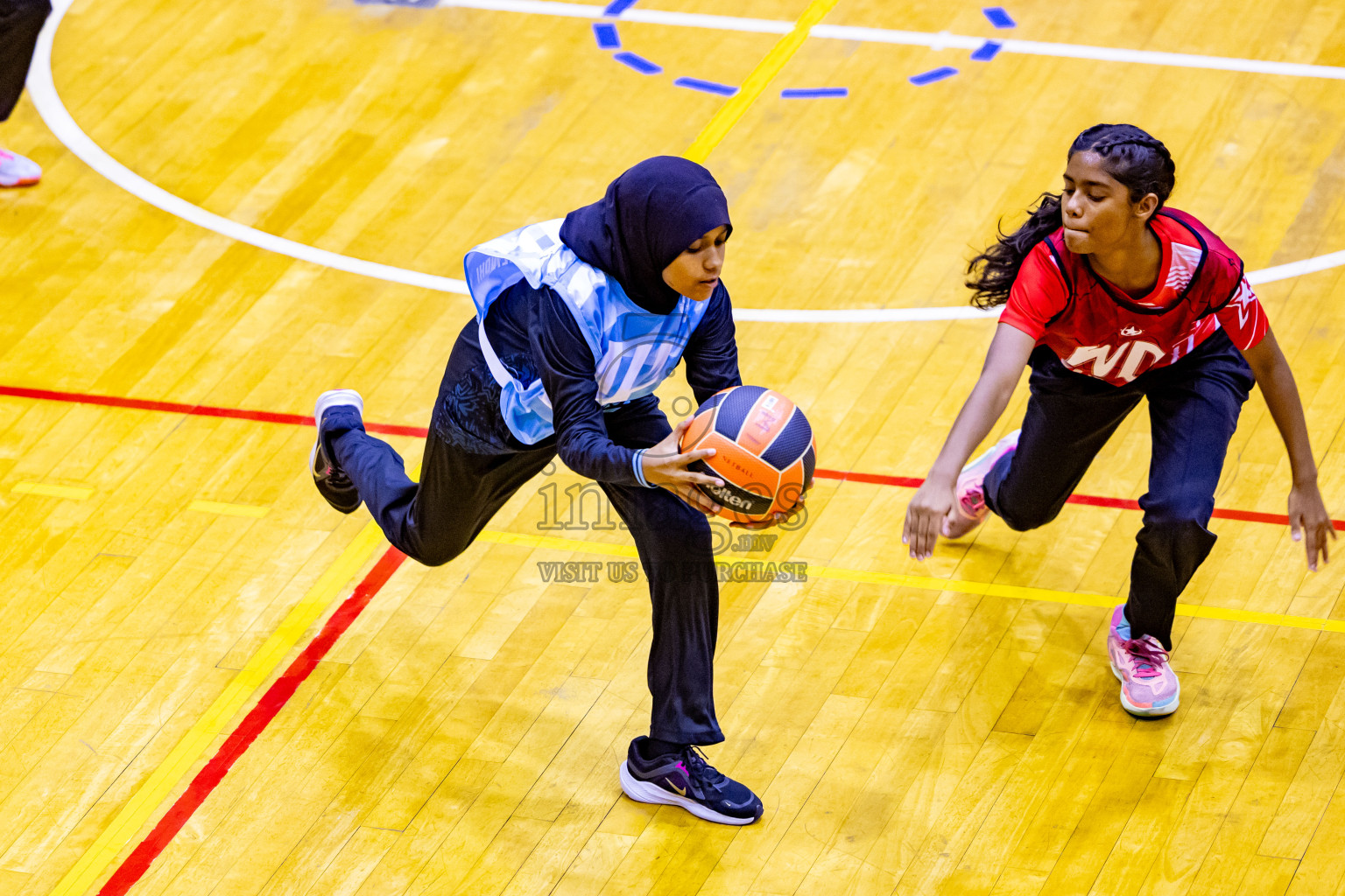 Day 10 of 25th Inter-School Netball Tournament was held in Social Center at Male', Maldives on Tuesday, 20th August 2024. Photos: Nausham Waheed / images.mv