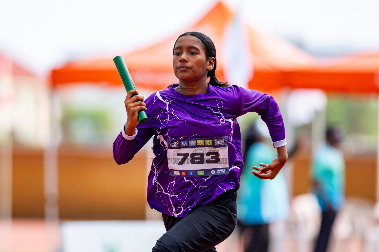 Day 6 of MWSC Interschool Athletics Championships 2024 held in Hulhumale Running Track, Hulhumale, Maldives on Thursday, 14th November 2024. Photos by: Nausham Waheed / Images.mv