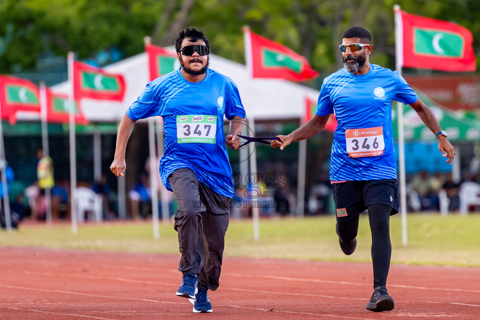 Day 2 of National Athletics Championship 2025 was held at Ekuveni Running Ground in Male', Maldives on Friday, 15th August 2025. Photos: Nausham Waheed  / images.mv