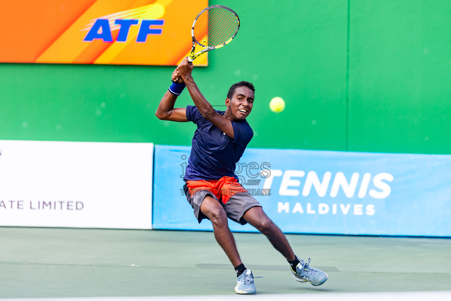 Day 5 of ATF Maldives Junior Open Tennis was held in Male' Tennis Court, Male', Maldives on Monday, 16th December 2024. Photos: Nausham Waheed/ images.mv