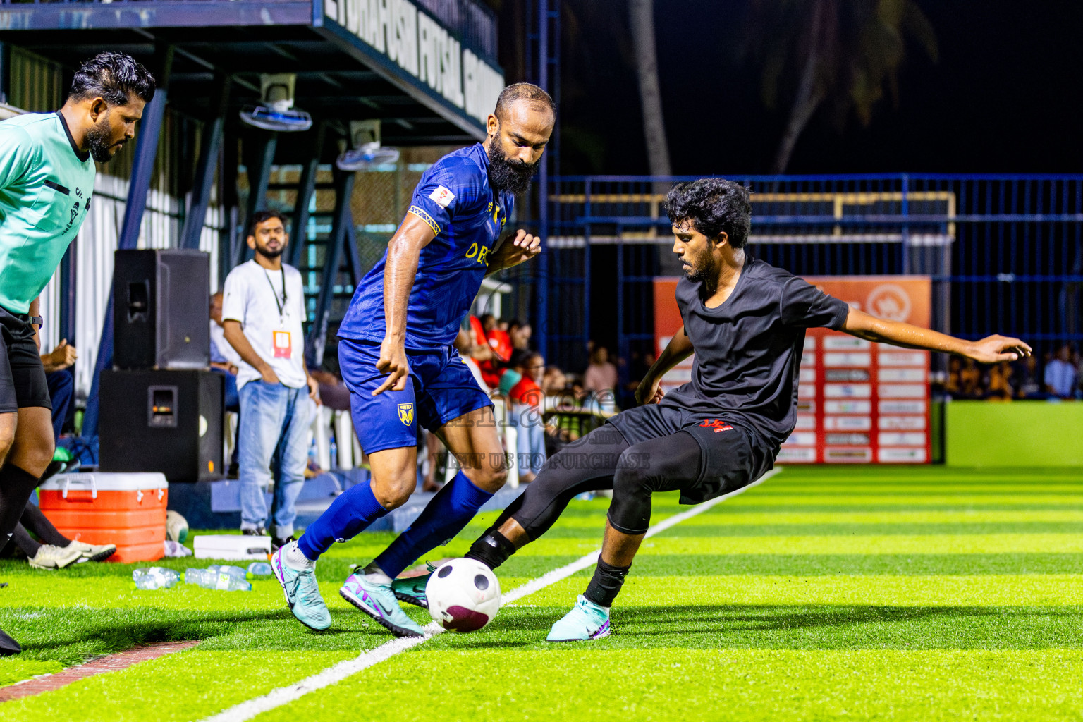 BK Sports Club vs United V in Day 2 of Eydhafushi Futsal Cup 2024 was held on Tuesday, 9th April 2024, in B Eydhafushi, Maldives Photos: Nausham Waheed / images.mv