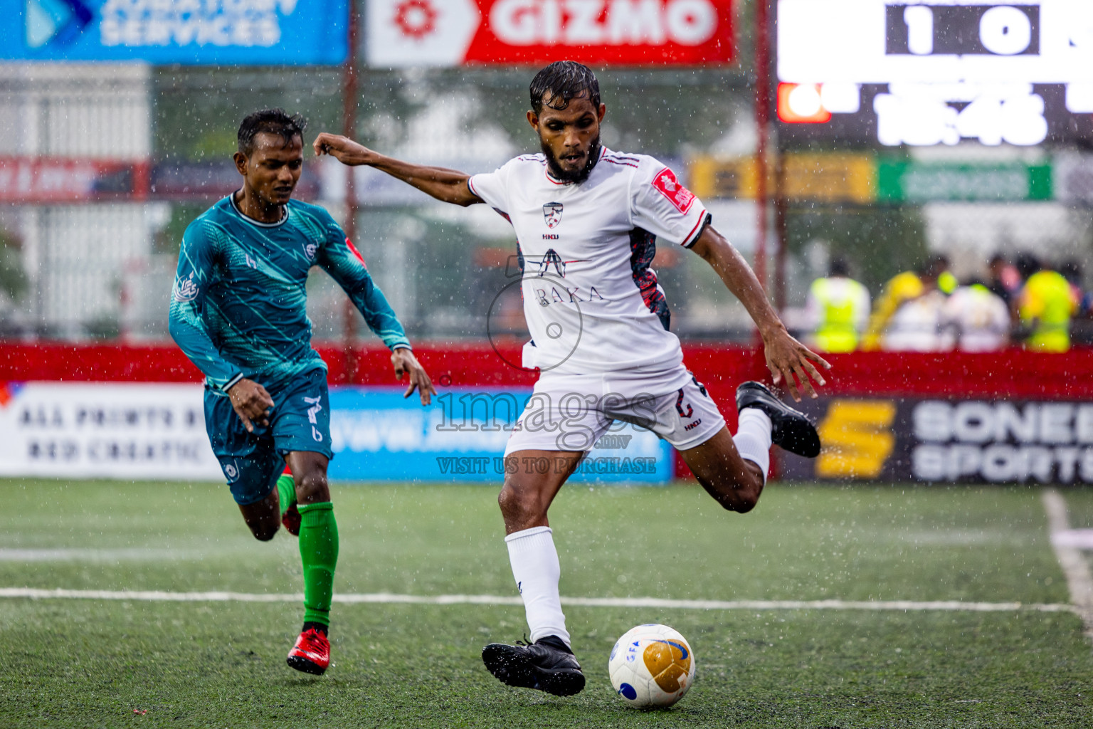 R Inguraidhoo vs R Dhuvaafaru in Day 10 of Golden Futsal Challenge 2025 was held on Tuesday, 14th January 2025, in Hulhumale', Maldives Photos: Nausham Waheed / images.mv
