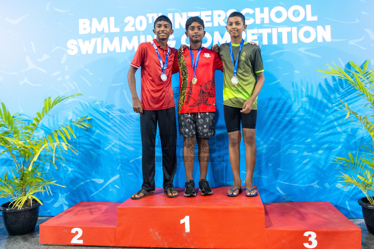 Day 4 of 20th Inter-school Swimming Competition 2024 held in Hulhumale', Maldives on Tuesday, 15th October 2024. Photos: Ismail Thoriq / images.mv