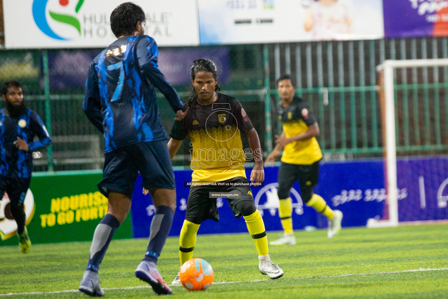 Team MPL vs Team RRC in the Quarter Finals of Club Maldives 2021 held at Hulhumale'; on 13th December 2021 Photos: Nasam/ images.mv