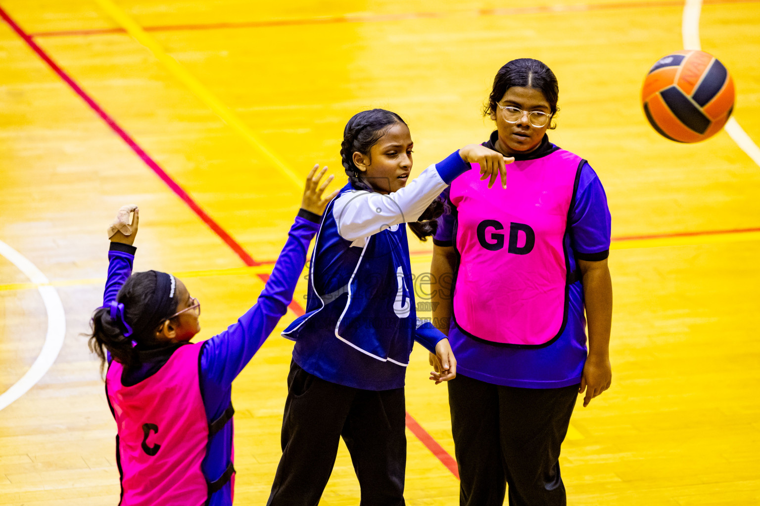 Day 7 of 25th Inter-School Netball Tournament was held in Social Center at Male', Maldives on Saturday, 17th August 2024. Photos: Nausham Waheed / images.mv