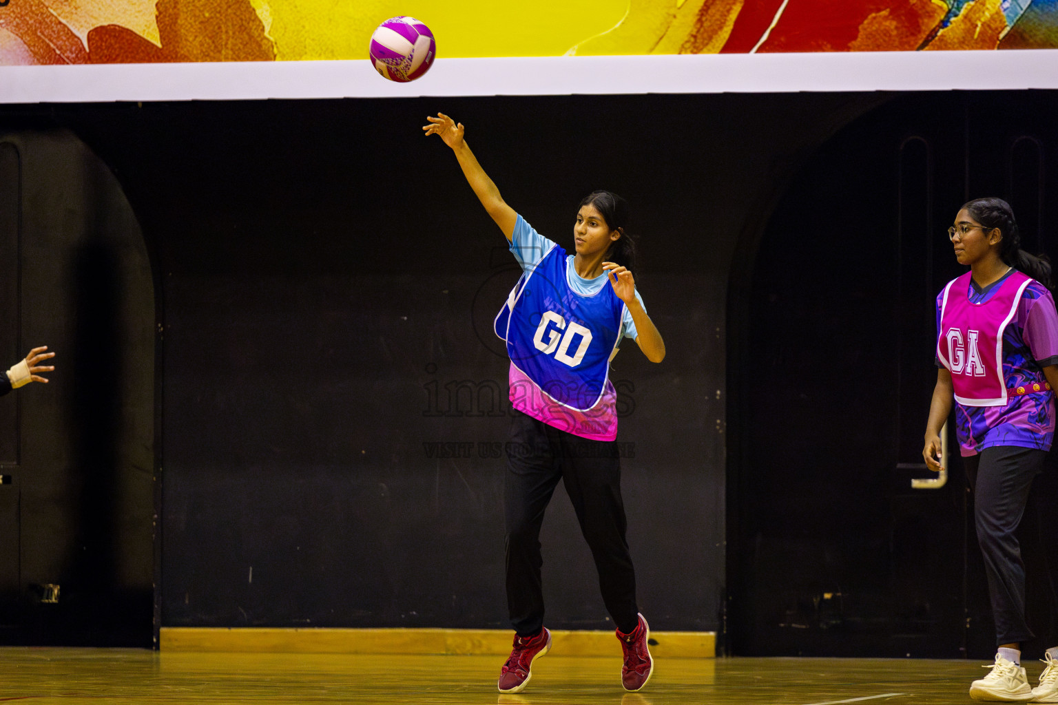 MV Netters Acadamy vs N Sports Academy in Day 2 of 3rd Junior Championship - Netball association of Maldives, held at Social Center on Monday 20th January 2025 . Photos by Nausham Waheed