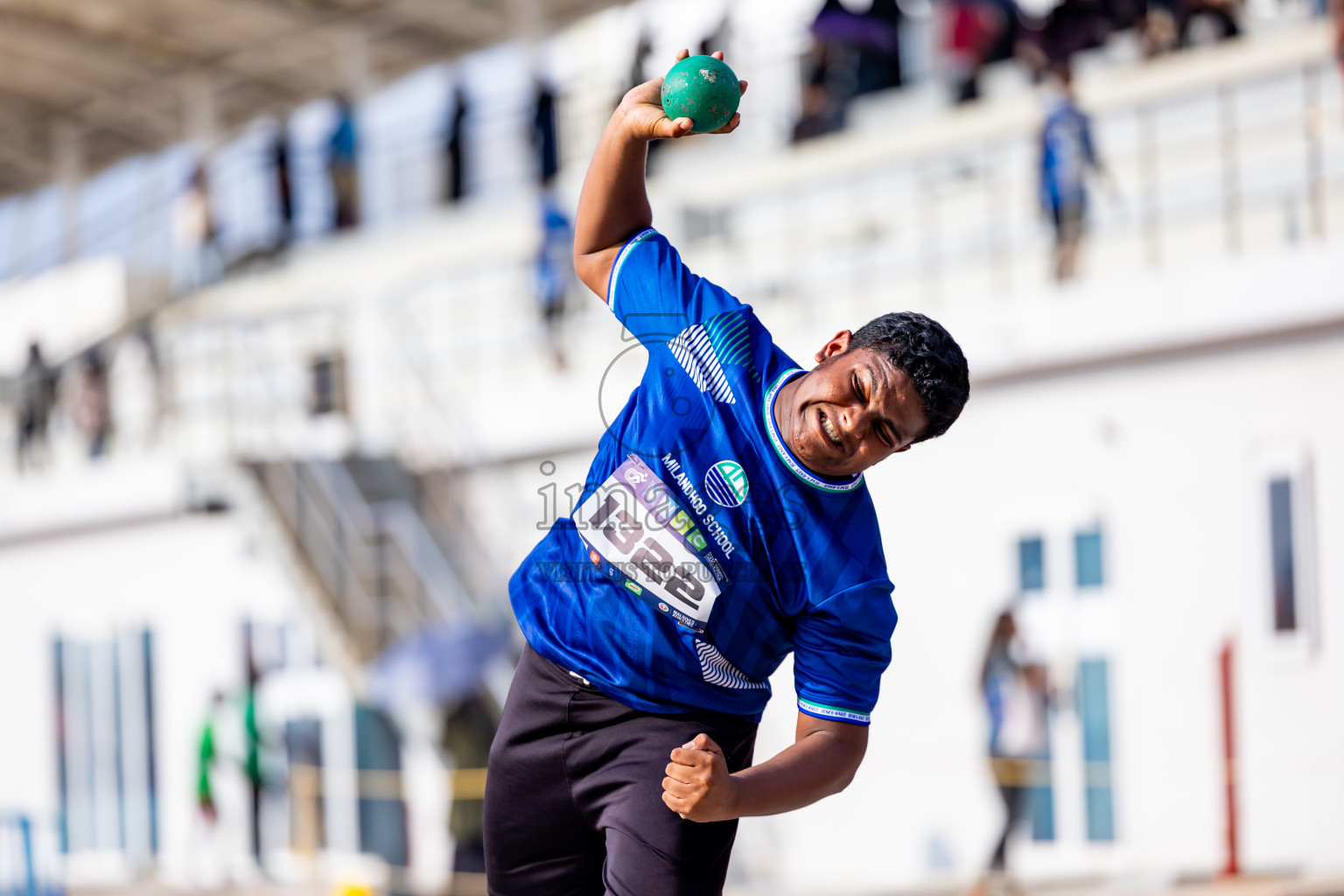 Day 5 of MWSC Interschool Athletics Championships 2024 held in Hulhumale Running Track, Hulhumale, Maldives on Wednesday, 13th November 2024. Photos by: Nausham Waheed / Images.mv