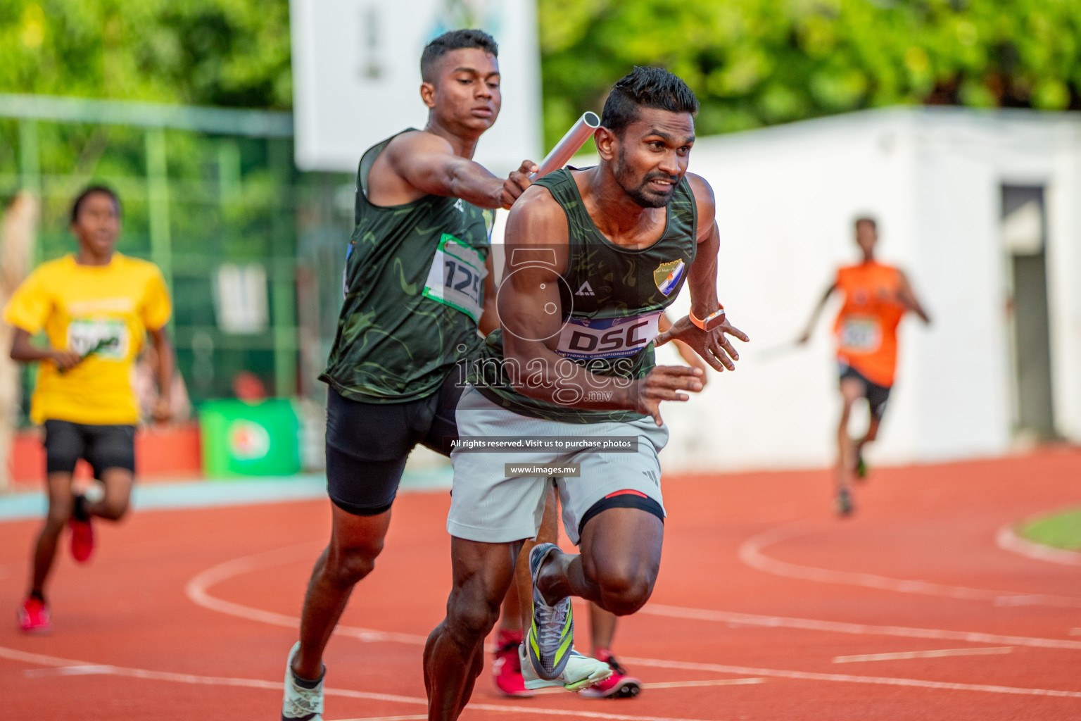 Day 3 of National Athletics Championship 2023 was held in Ekuveni Track at Male', Maldives on Saturday, 25th November 2023. Photos: Hassan Simah / images.mv