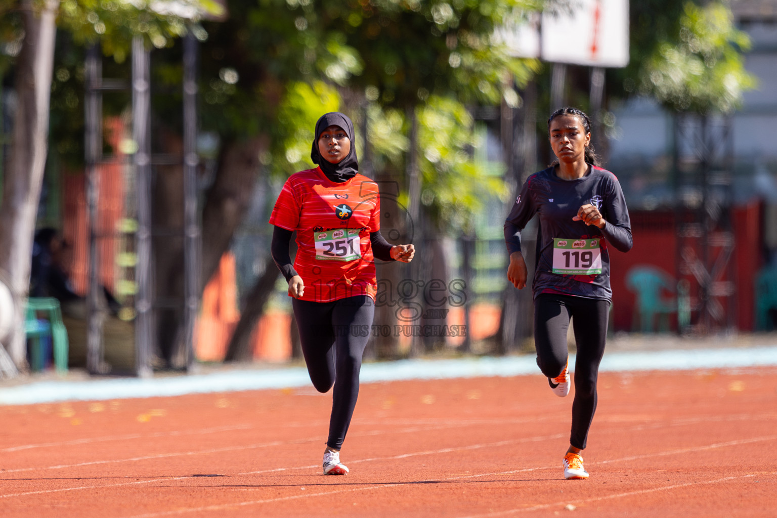 Day 1 of 12th Milo Association Championships was held in Ekuveni Track at Male', Maldives on Thursday, 24th April 2025.
Photos: Ismail Thoriq / images.mv