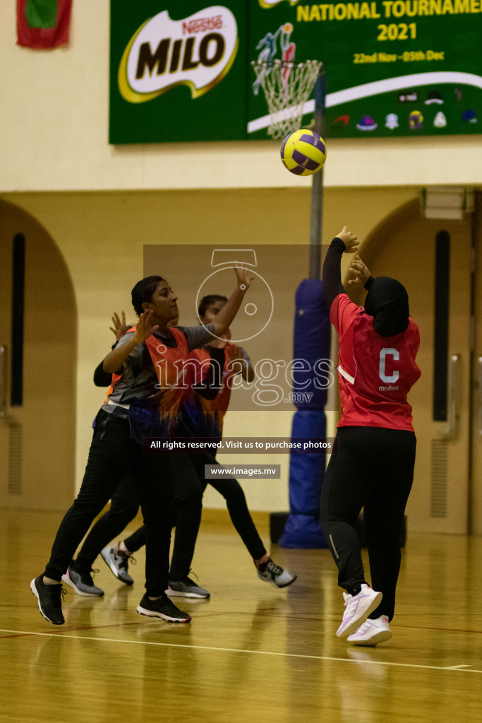 Milo National Netball Tournament 1st December 2021 at Social Center Indoor Court, Male, Maldives. Photos: Maanish/ Images Mv