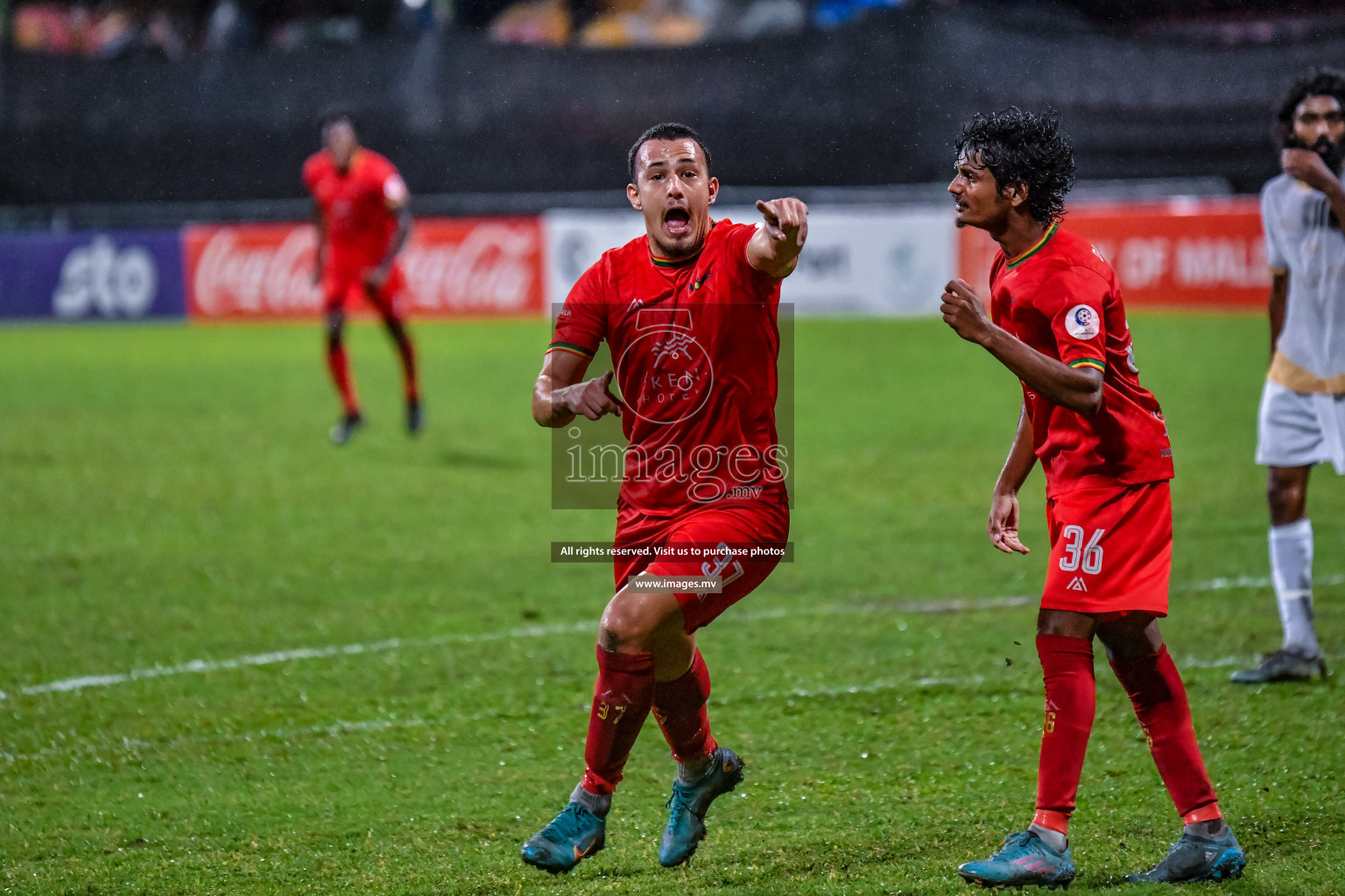 Da Grande vs Club Teenage in Dhivehi Premier League Qualification 22 on 24th Aug 2022, held in National Football Stadium, Male', Maldives Photos: Nausham Waheed / Images.mv