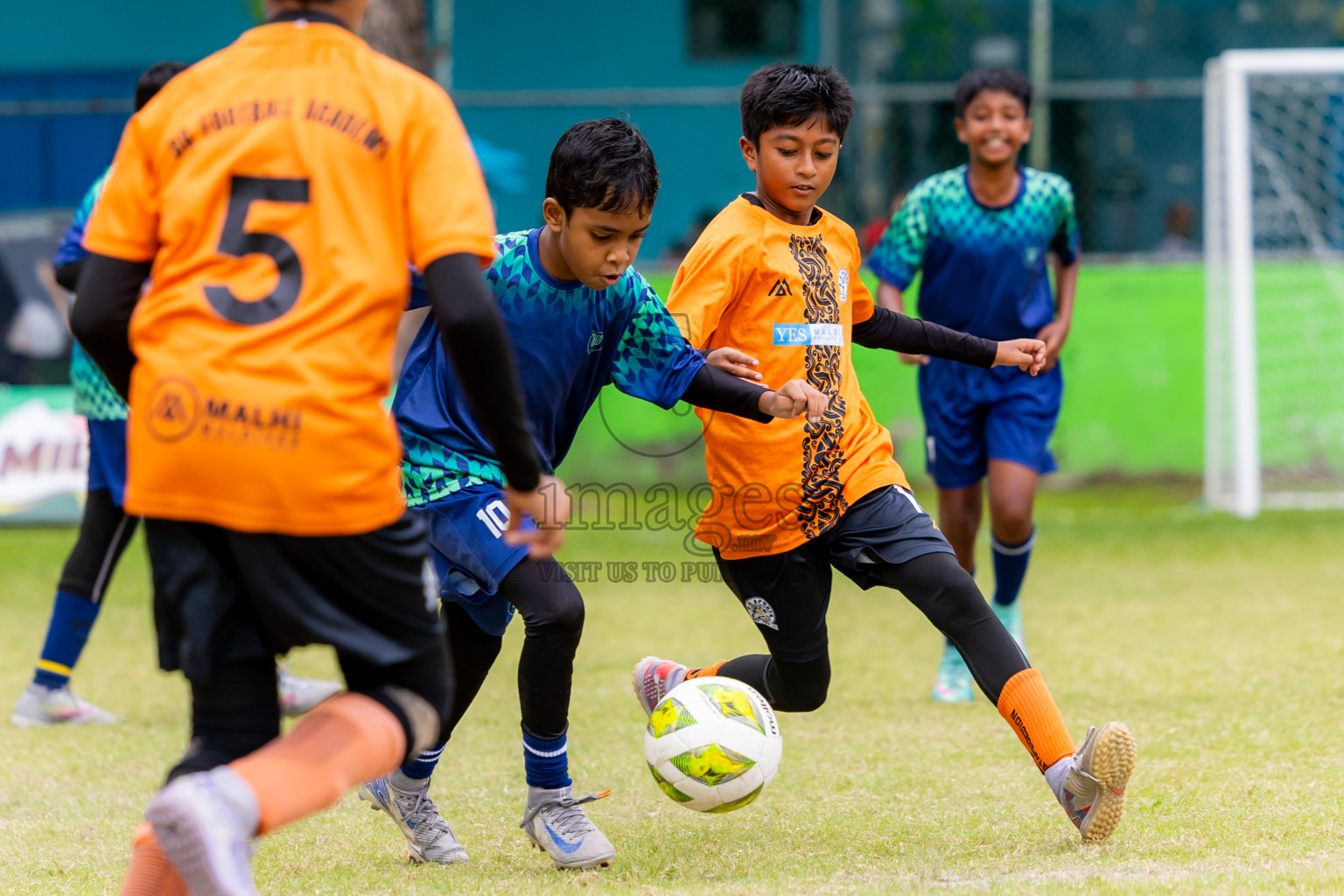 Day 1 of MILO Academy Championship 2025 (U-12) was held at Henveiru Stadium in Male', Maldives on Thursday, 1st May 2025. Photos: Nausham Waheed / images.mv