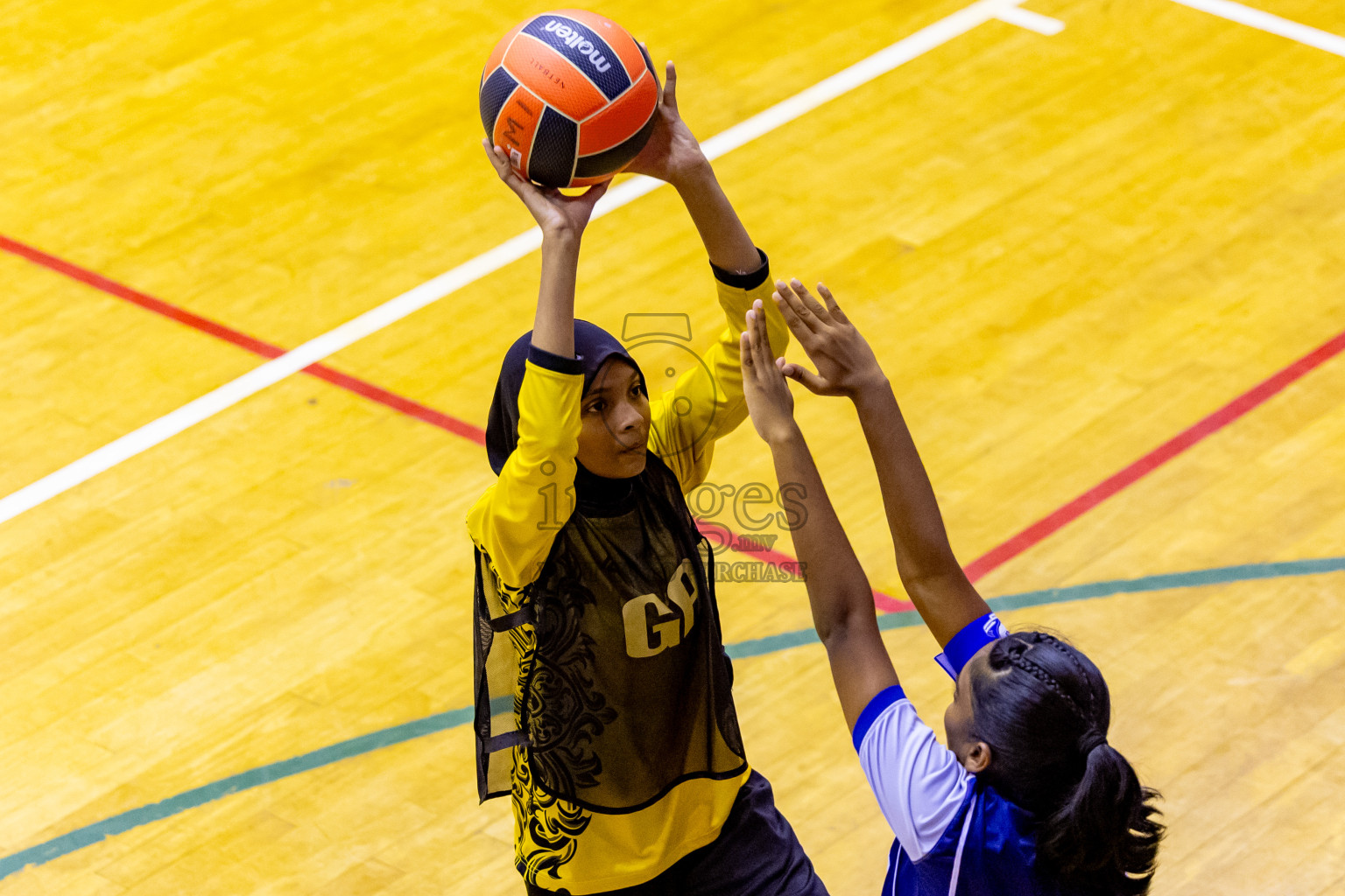 Day 10 of 25th Inter-School Netball Tournament was held in Social Center at Male', Maldives on Tuesday, 20th August 2024. Photos: Nausham Waheed / images.mv