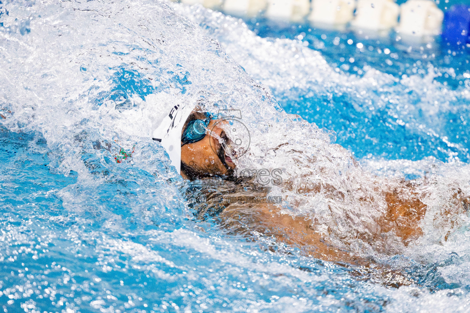 Day 4 of National Swimming Championship 2024 held in Hulhumale', Maldives on Monday, 16th December 2024. Photos: Hassan Simah / images.mv