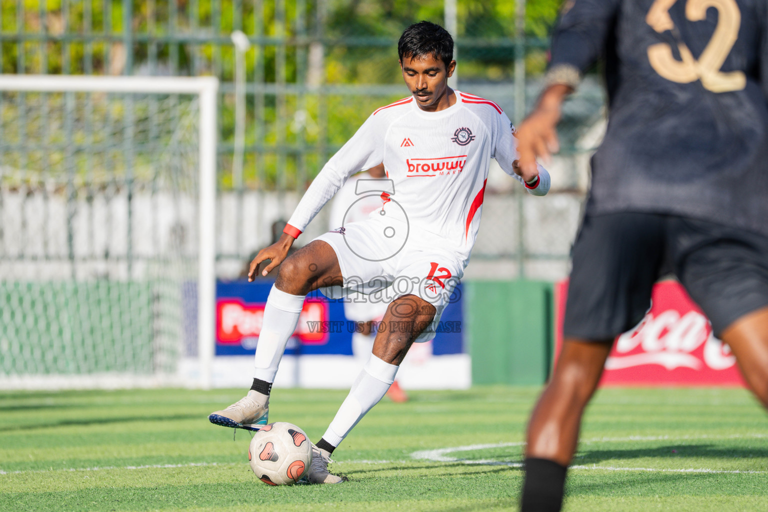 Outreef SC VS Lecrose SC in Day 3 - Fonadhoo Youth Futsal Challenge 2025 held in Fonadhoo Futsal Stadium, L. Fonadhoo, Maldives on Tuesday, 28th October 2025 Photos: Arif Rasheed / images.mv