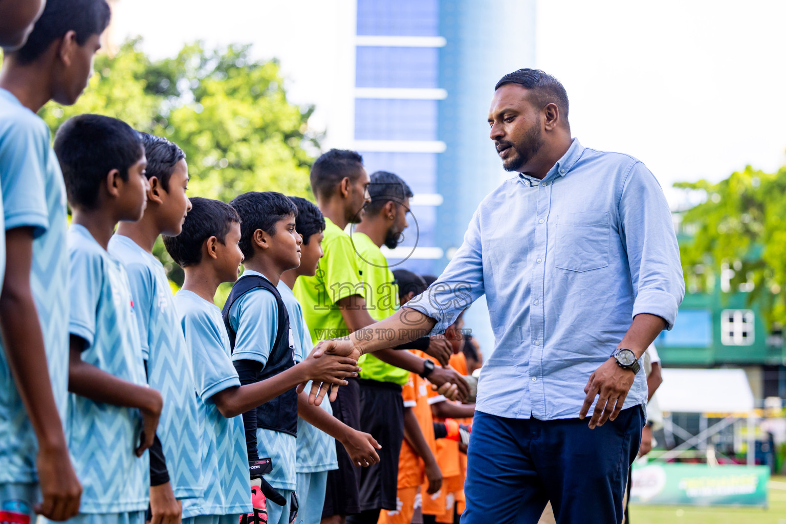 Day 3 of MILO Academy Championship 2025 (U-12) was held at Henveiru Stadium in Male', Maldives on Saturday, 3rd May 2025. Photos: Nausham Waheed / images.mv